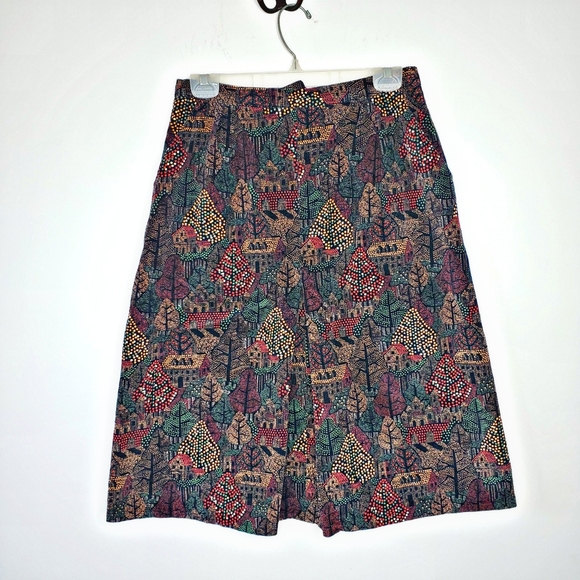 Vintage high waisted corduroy midi skirt - Picture 1 of 10